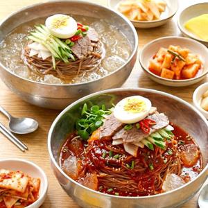 [10인분 대용량] 냉면거리 명물 화평동 세숫대야 왕 냉면 물냉면 5인분+비빔냉면 5인분 세트