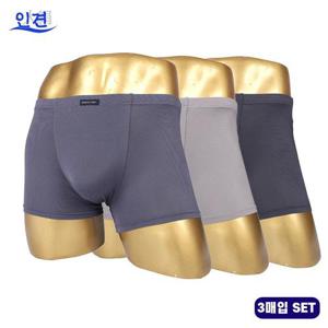 [바풀]바풀 HG SM 18268 남성 인견 사각팬티 쿨 드로즈 팬티 3매입