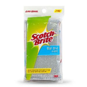 3M 스카치브라이트 수세미 향균망사 2개입 NET-2 WDD684C