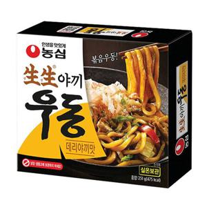 농심 생생야끼우동 데리야끼맛 251g X 20개