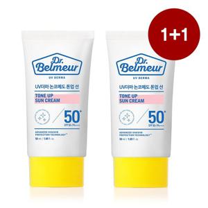 더페이스샵 [2개묶음] 닥터벨머 UV더마 논코메도 톤업 선크림 50ml