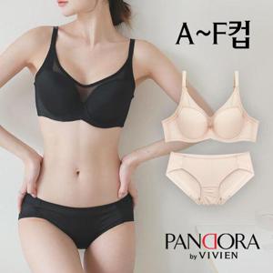 [판도라by비비안]A-F컵 풀컵몰드브라팬티2종(PB7084)75A-85F