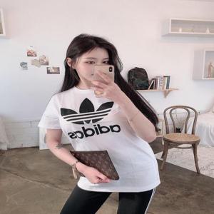 [아디다스]아디다스 남녀공용 빅로고 반팔티셔츠 블랙 화이트