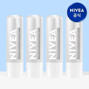 [니베아 공식] 니베아 립케어 히알루론 모이스쳐 플러스 5.2g 4개
