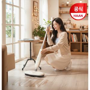 한경희 스위블 스팀 물걸레 청소기 TS10 물분사기능/트윈헤드/틈새청소