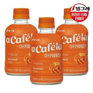 갤러리아_빙그레 아카페라 카라멜라떼  240mlx20펫 / 커피음료