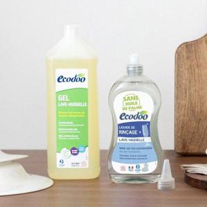 갤러리아_[에코두] 프랑스 식기세척기세제 세트 액상형1L+린스500ml(뾰족