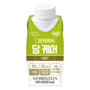 [정식품]그린비아 당케어 곡물맛 균형영양식 200mlx30팩