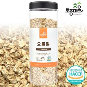 [토종마을]HACCP인증 국산 오트밀 400g_곡물_잡곡_양곡_쌀_곡류