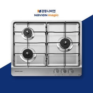 경동나비엔 정품 GRB-3303 빌트인 매립형 도시가스 LNG 3구 가스레인지 쿡탑