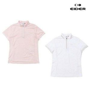 갤러리아_아이더 여성 와플 반팔 짚업 티셔츠 DWM23281 D9