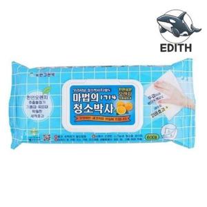 기름때 제거 물티슈 60매 세정력 강력 청소 WFH33FW