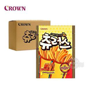 [대용량과자][가공식품]크라운 츄러스 84g 16입 (44883850)