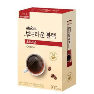 [맥심]동서 맥심 부드러운 블랙 오리지날 100T/커피믹스 스틱 (14540110)