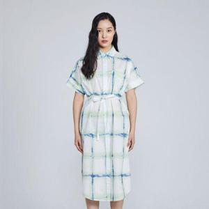 [버커루]여성 타이다이 롱기장 셔츠(B222SH700P)