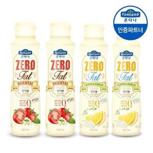 갤러리아_폰타나 무지방 저칼로리 샐러드드레싱 4병/오리엔탈235g 2병+레