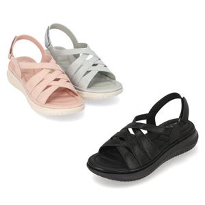 [정상가 159,000원] 엘칸토 여성 크로스 와이드 스트랩 컴포트 샌들 3.5cm LCWW27M626