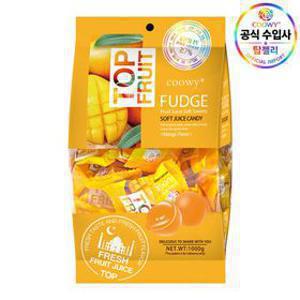 30%쿠폰+coowy 쿠위 탑젤리 탑후르츠 망고맛 1000g