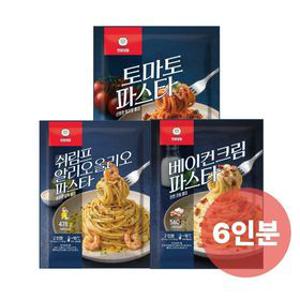 천일식품 파스타 6인분 골라담기 (알리오올리오/베이컨크림/토마토)