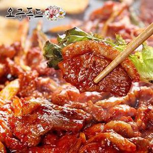 [주원산오리] 무항생제 인증 오리고기 오리주물럭 양념오리 1.5kg(500g*3)