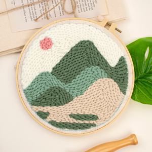 DIY 펀치니들 키트 숲의 아침 (기본바늘 포함)