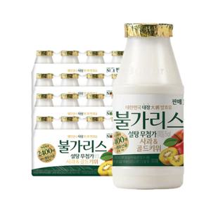 불가리스 설탕무첨가 사과&골드키위 150ml 16개 (4입번들 4개)