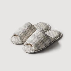 사각사각 드로잉 도트 거실화_230-245_아이보리