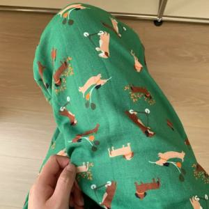 파자마 롱 팬츠 순면 킥보드 퍼피 이중거즈 사계절 홈웨어 1color