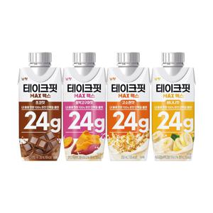 테이크핏 맥스 4종 250ml 12+12 골라담기  / 고소한 초코 바나나 호박고구마
