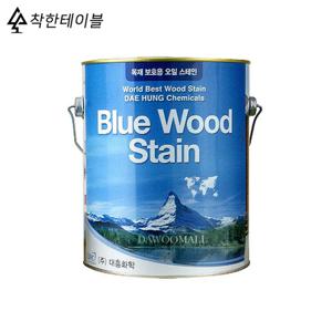 오일스테인 방부목 데크 페인트 목재 오일스텐 칠하기 3.5리터 + 붓 증정