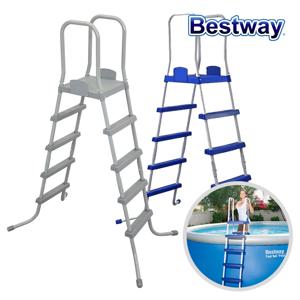BW 58337 풀장 사다리 132cm/수영장사다리/대형풀장