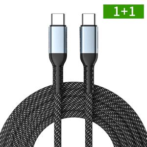 1+1 C타입케이블 100W PD 5A 고속충전케이블 1M 핸드폰 충전기 CtoC케이블