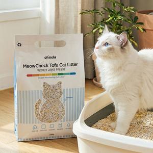 미오체크 고양이 두부모래 2.8kg 친환경 pH체크 건강관리
