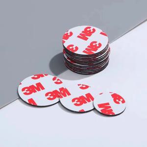 원형 스티커 고무자석 3M 접착제사용 두께 2mm