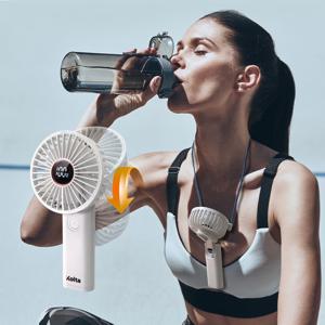 이나프 휴대용 손 선풍기 손풍기 무선 미니 핸디 핸드 급속 냉각 쿨러 목걸이 탁상용 콜타