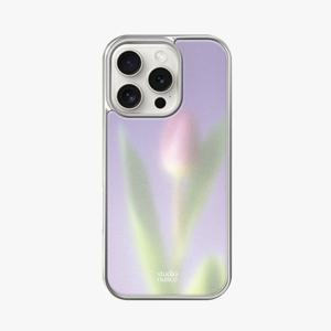 바이올렛 포그 에폭시 범퍼 실버 폰케이스 플라워 violet fog phone case