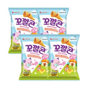 메이플스토리 X 꼬깔콘 메이플버터맛 134g x4개