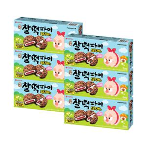 메이플스토리 X 명가 찰떡파이 돼지바맛 150g x6개