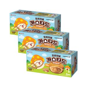 메이플스토리 X 카스타드 피넛버터맛 138g x3개