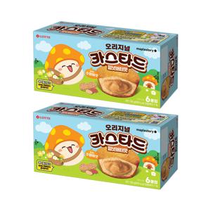 메이플스토리 X 카스타드 피넛버터맛 138g x2개
