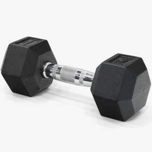 고무육각 덤벨 아령 8kg 1개 클럽 고무아령 웨이트