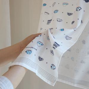 일본 테누구이 다용도 수건 운동 등산 페이스 핸드 타월 - 커피잔