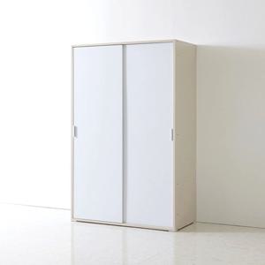 감성 화이트 선반 행거형 슬라이드 옷장 1200 / 인테리어 우드 원룸 가성비