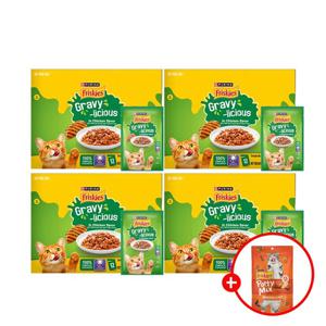 프리스키 주식파우치 그레이비 치킨 70g 48팩+파티믹스 60g 1봉증정