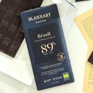 블랑사르트 유기농 다크초콜릿 89% 빈투바초콜릿 75g