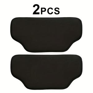 TEMU 자동차 시트 발 차기 방지 매트 2개, 스크래치 방지 보호 패드, 튜닝 액세서리, TOYOTA, HONDA, for Nissan, LEXUS, HYAI, Cadillac용, 간편한 설치 및 관리