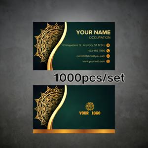 TEMU 200-1000장 | 맞춤형 명함 | 빠른 제작 | 현대적인 템플릿으로 색상 유지