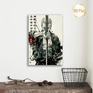 TEMU 1개 조로 무테 2D 평면 프린트 방수 캔버스 그림 일본 애니메이션 벽 예술 미학 장식 그림 사무실 카페 홈 거실 침실 교실 주방 벽 장식, 2D 평면
