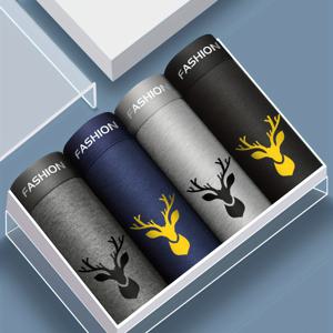 TEMU 4피스 남성용 드로즈, 맞춤 프린트 청소년 플러스 사이즈 드로즈 속옷, 트렌디