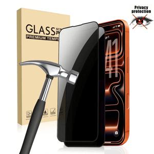 TEMU 아이폰 17/Air/17 Pro/17 Pro Max/16 Pro Max/15 Pro Max/14 Pro Max/13/12/11 Pro Max/7/8/Se2/X/Xs/Xr/Xs Max 호환 강화 유리 필름 화면 프라이버시 보호 2개입